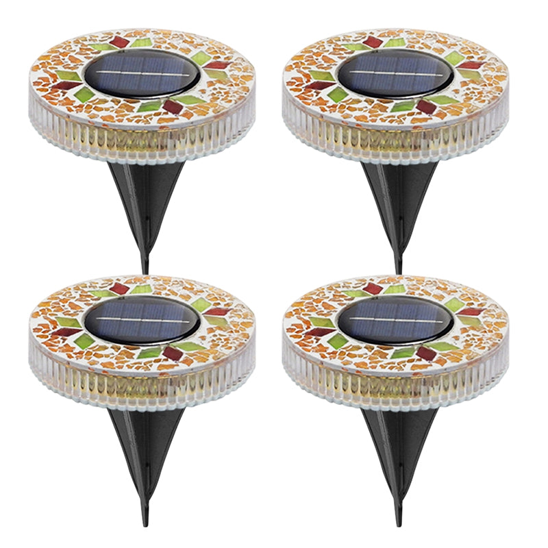⏳SISTA DAGEN: KÖP 3, FÅ 1 GRATIS!!💎🌟Solcellsdriven mosaikbelysning för utomhusbruk – Vattentät dekorativ LED-gångbelysning för trädgården, tänds automatiskt vid skymning, ingen kabeldragning krävs