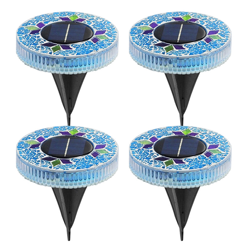 ⏳SISTA DAGEN: KÖP 3, FÅ 1 GRATIS!!💎🌟Solcellsdriven mosaikbelysning för utomhusbruk – Vattentät dekorativ LED-gångbelysning för trädgården, tänds automatiskt vid skymning, ingen kabeldragning krävs