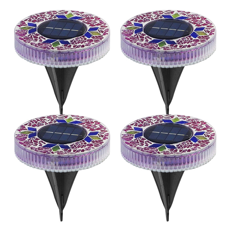 ⏳SISTA DAGEN: KÖP 3, FÅ 1 GRATIS!!💎🌟Solcellsdriven mosaikbelysning för utomhusbruk – Vattentät dekorativ LED-gångbelysning för trädgården, tänds automatiskt vid skymning, ingen kabeldragning krävs