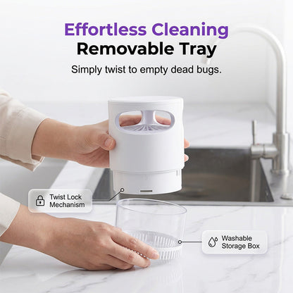 🥳HETT REA 2026🥳💞50 000+ SÅLDA & 50% RABATT! 🦟 UV-myggdödarlampa – tyst, USB, kemikaliefri. 🔇🌙