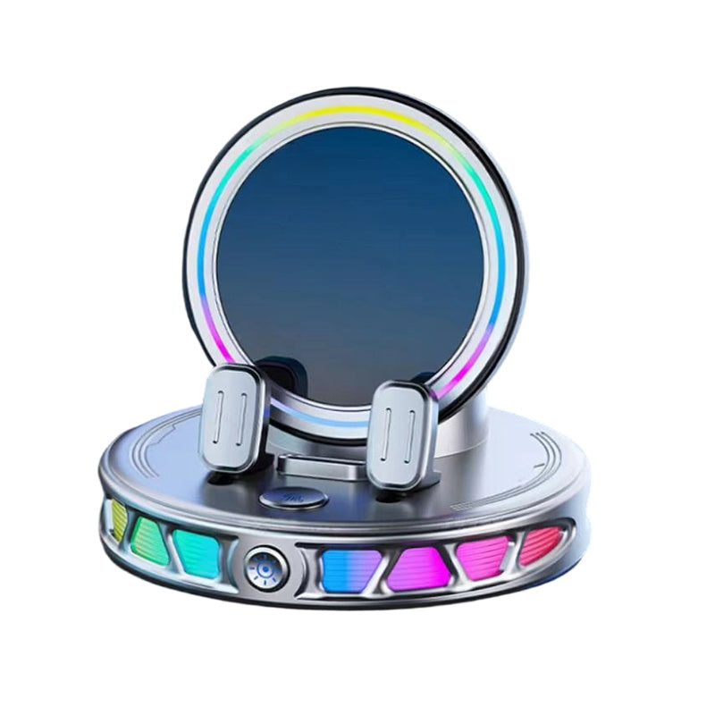 📱 RGB-montering för biltelefon ✅ Automatisk fastspänning och trådlös laddning | Säker enhandskörning 🚗