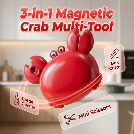 📢📢50% RABATT!! ⏰Multifunktionell magnetisk flasköppnare i form av en krabba