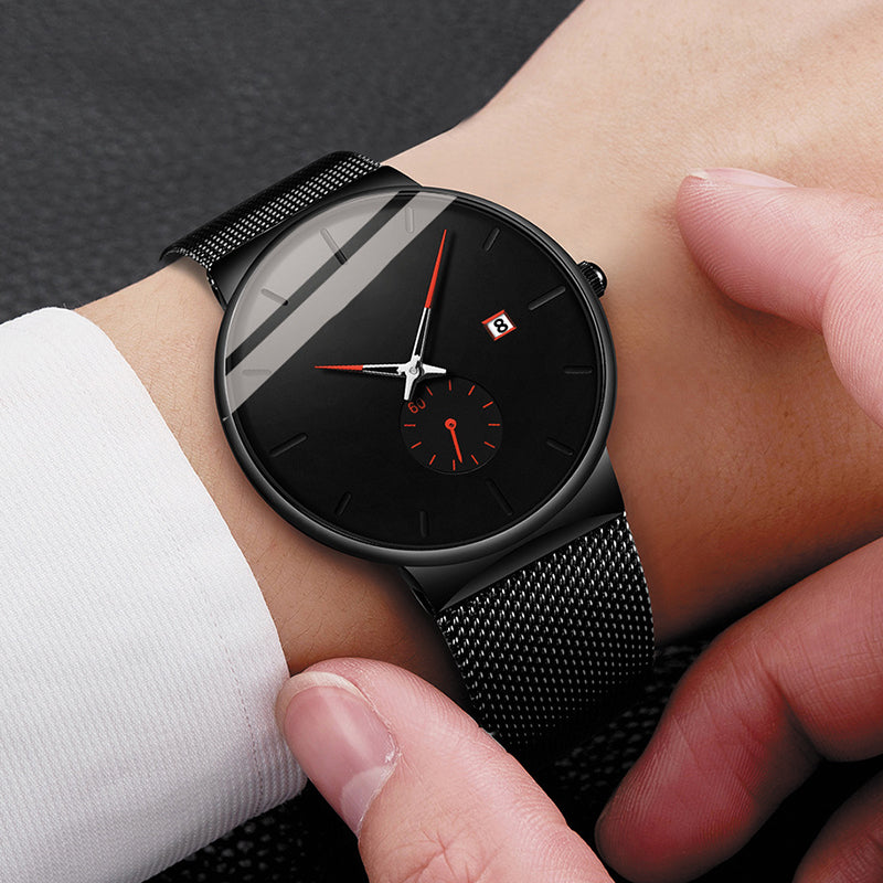 ⌚ 50% RABATT NU! ⚡ Minimalistisk vattentät kvartsklocka för män – Snygg enkel design, exakt tidtagning och daglig vattentät funktion ✨