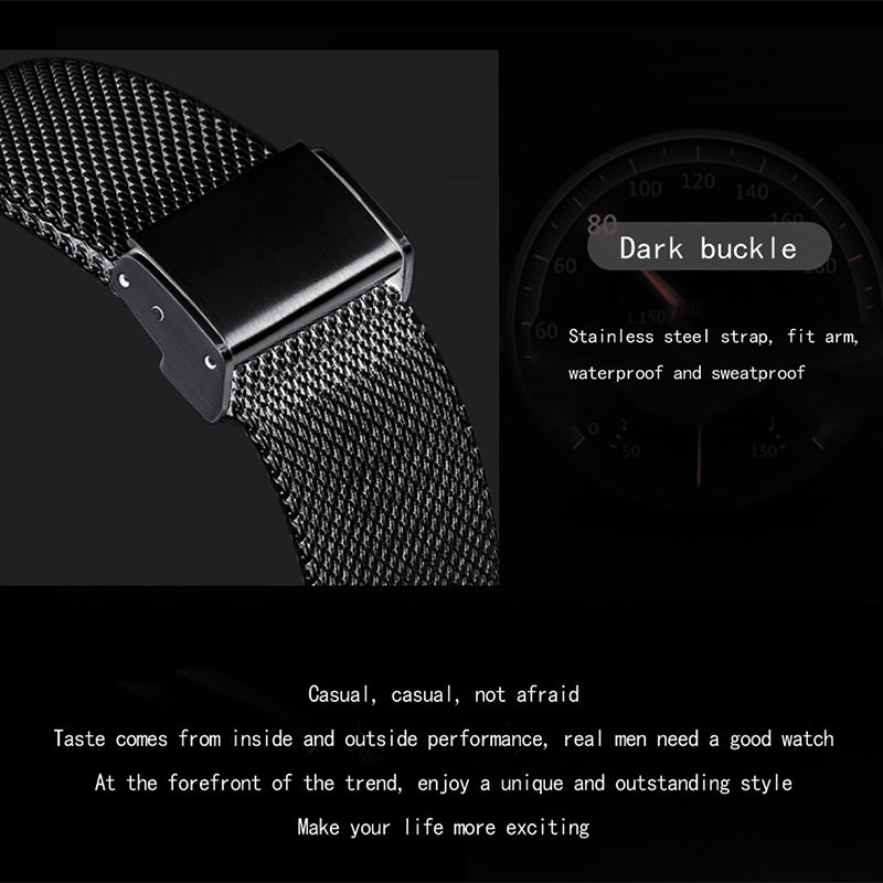 ⌚ 50% RABATT NU! ⚡ Minimalistisk vattentät kvartsklocka för män – Snygg enkel design, exakt tidtagning och daglig vattentät funktion ✨