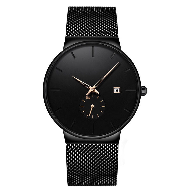 ⌚ 50% RABATT NU! ⚡ Minimalistisk vattentät kvartsklocka för män – Snygg enkel design, exakt tidtagning och daglig vattentät funktion ✨