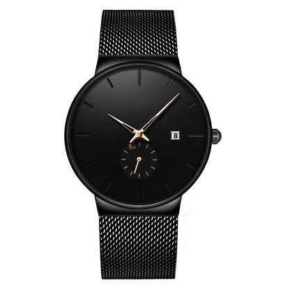 ⌚ 50% RABATT NU! ⚡ Minimalistisk vattentät kvartsklocka för män – Snygg enkel design, exakt tidtagning och daglig vattentät funktion ✨