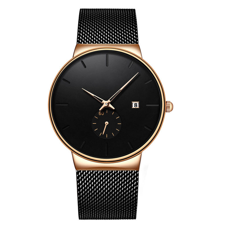 ⌚ 50% RABATT NU! ⚡ Minimalistisk vattentät kvartsklocka för män – Snygg enkel design, exakt tidtagning och daglig vattentät funktion ✨