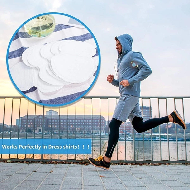 Ultratunna engångssvettkuddar för armhålorna