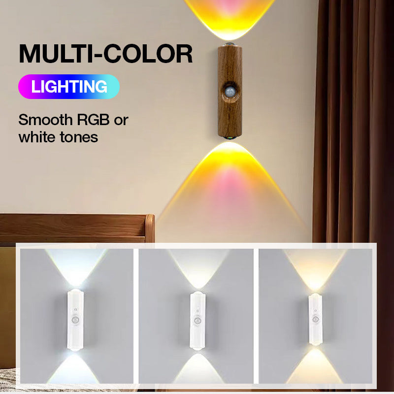 🥳2026 STOR REA🥳💞50K+ SÅLDA! 💡🌙 Magnetisk rörelsesensorlampa – tänds automatiskt inom 5 m, stängs av automatiskt efter 15 s. RGB + varmvit, magnetisk montering, inga verktyg. Säkra nattbesök på toaletten! 🚻✅