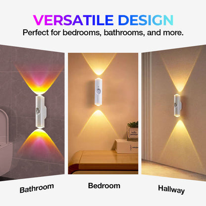 🥳2026 STOR REA🥳💞50K+ SÅLDA! 💡🌙 Magnetisk rörelsesensorlampa – tänds automatiskt inom 5 m, stängs av automatiskt efter 15 s. RGB + varmvit, magnetisk montering, inga verktyg. Säkra nattbesök på toaletten! 🚻✅