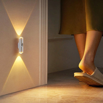 🥳2026 STOR REA🥳💞50K+ SÅLDA! 💡🌙 Magnetisk rörelsesensorlampa – tänds automatiskt inom 5 m, stängs av automatiskt efter 15 s. RGB + varmvit, magnetisk montering, inga verktyg. Säkra nattbesök på toaletten! 🚻✅