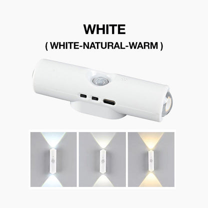 🥳2026 STOR REA🥳💞50K+ SÅLDA! 💡🌙 Magnetisk rörelsesensorlampa – tänds automatiskt inom 5 m, stängs av automatiskt efter 15 s. RGB + varmvit, magnetisk montering, inga verktyg. Säkra nattbesök på toaletten! 🚻✅