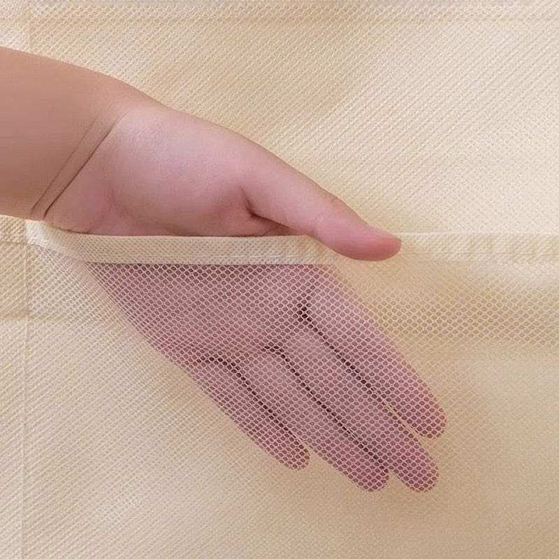🧦 TIDBEGRÄNSAD 50% RABATT! ✨ Dubbelsidig förvaring av underkläder – Transparent nät, roterbar krok, platsbesparande 👙