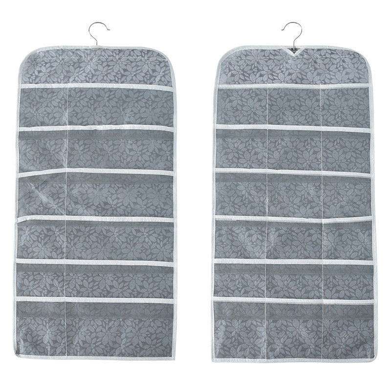 🧦 TIDBEGRÄNSAD 50% RABATT! ✨ Dubbelsidig förvaring av underkläder – Transparent nät, roterbar krok, platsbesparande 👙