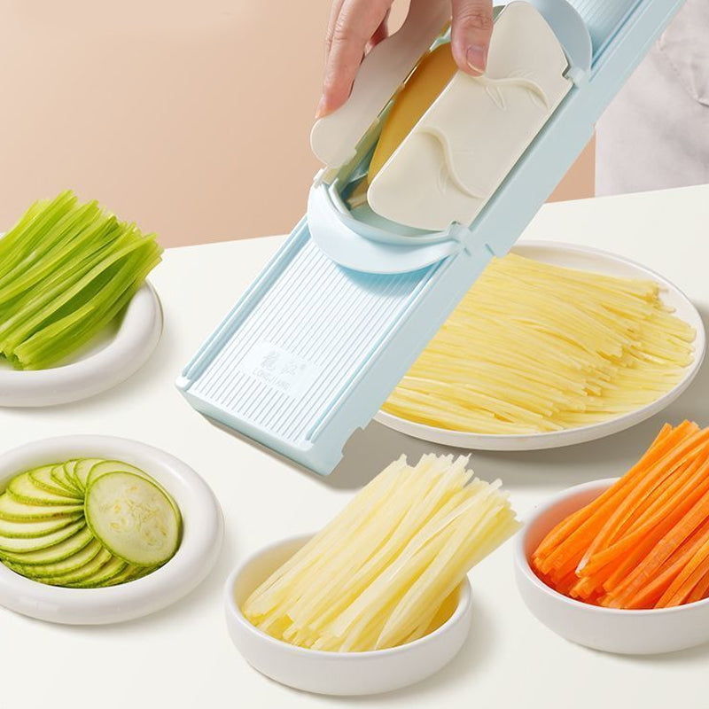🔪 50% RABATT NU! 🥬 Multifunktionellt Köksgrönsaksskärset – 4 Skärstilar & Ultravassa Knivar – Perfekt för Snabb & Säker Matlagning 🍅