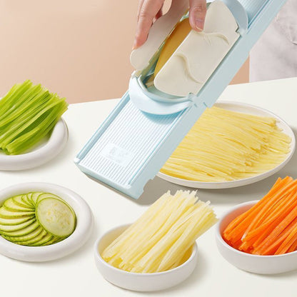 🔪 50% RABATT NU! 🥬 Multifunktionellt Köksgrönsaksskärset – 4 Skärstilar & Ultravassa Knivar – Perfekt för Snabb & Säker Matlagning 🍅