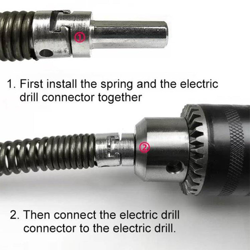 🔧🌀 Flexibel avloppsfjäder – rensar enkelt bort stopp i handfat, badkar – Jisooonly