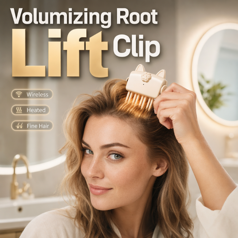 🎉48K+ Sold 💇 Wireless Heated Volumizing Root Lift Clip, Portable Trave – yumiky