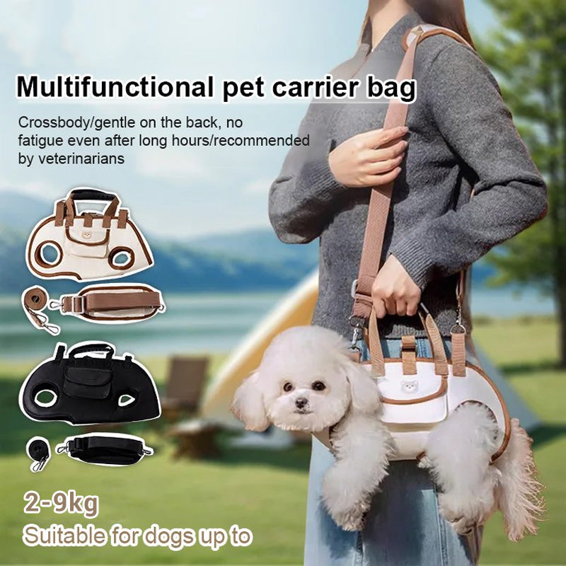 ⏳🔥TIDSBEGRÄNSAT 50% RABATT! ⏰🐾 Bärbar, andningsvänlig husdjursbärväska & ryggsäck – stöd för ryggraden & mångsidig komfort 🐶🐕✨3% rabattkod: NOR3