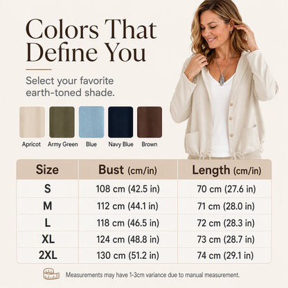Avslappnad damjacka med huva och dragsko i nederkant✨3% rabattkod: NOR3