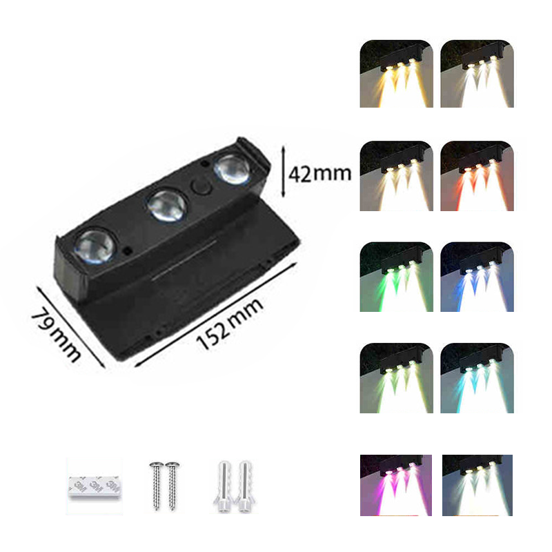 🌙 Solcellsdriven RGB-vägglampa – Trådlös utomhusvägglampa✨3% rabattkod: NOR3