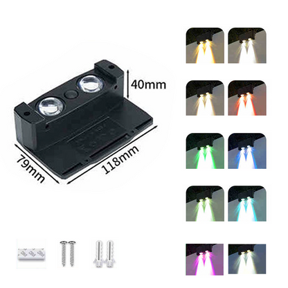 🌙 Solcellsdriven RGB-vägglampa – Trådlös utomhusvägglampa✨3% rabattkod: NOR3