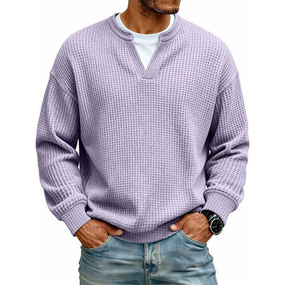 ⌛Tidsbegränsat erbjudande🛍️Bekväm våffeltröja med lagerlook✨3% rabattkod: NOR3