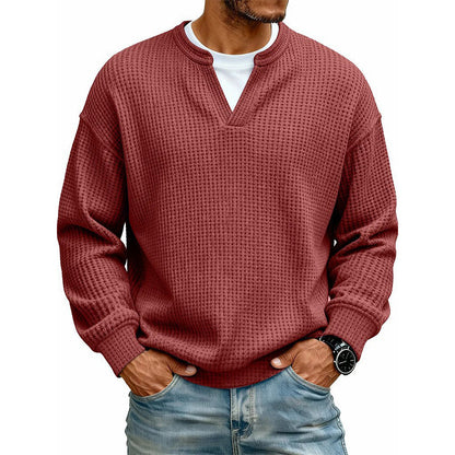 ⌛Tidsbegränsat erbjudande🛍️Bekväm våffeltröja med lagerlook✨3% rabattkod: NOR3