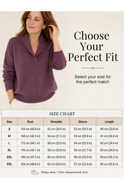 Bästsäljare🏆🧶 Sjalkrage Pullover – Tidlös komfort och enkel stil för alla tillfällen