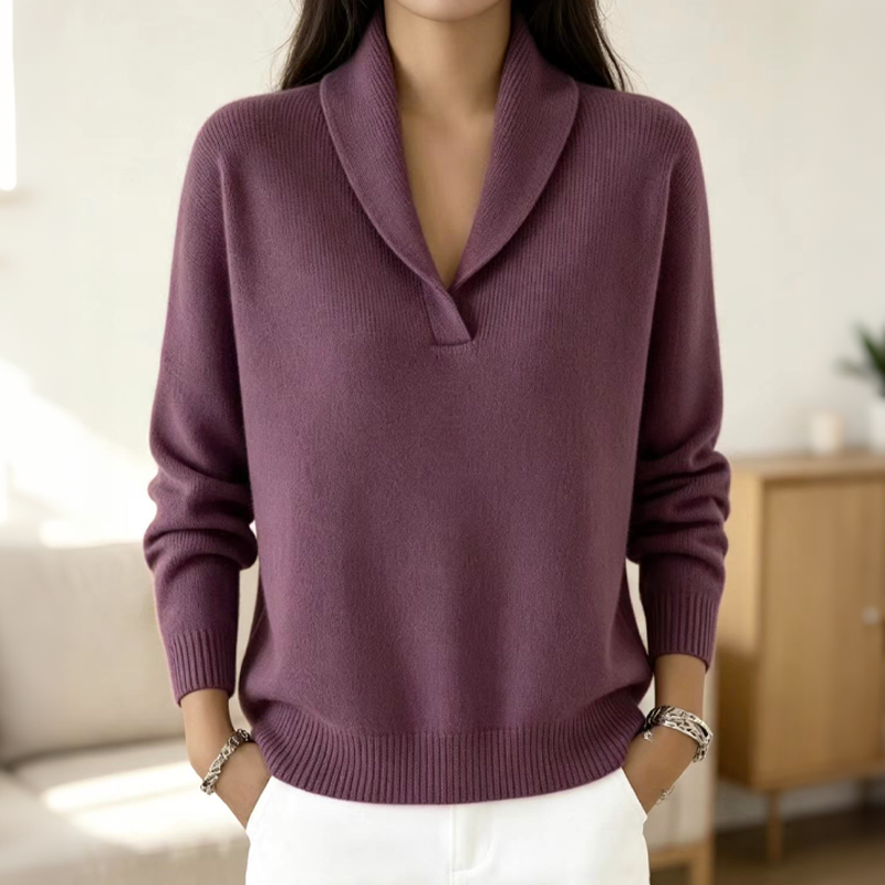 Bästsäljare🏆🧶 Sjalkrage Pullover – Tidlös komfort och enkel stil för alla tillfällen