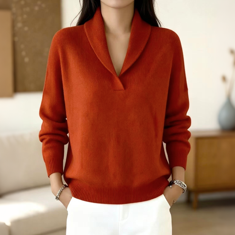 Bästsäljare🏆🧶 Sjalkrage Pullover – Tidlös komfort och enkel stil för alla tillfällen