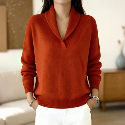 Bästsäljare🏆🧶 Sjalkrage Pullover – Tidlös komfort och enkel stil för alla tillfällen