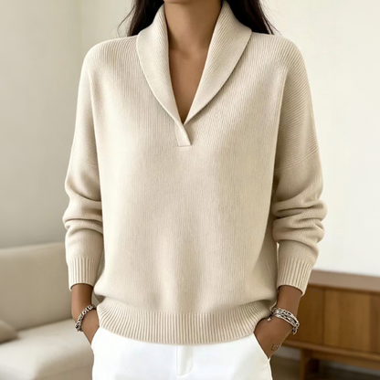 Bästsäljare🏆🧶 Sjalkrage Pullover – Tidlös komfort och enkel stil för alla tillfällen