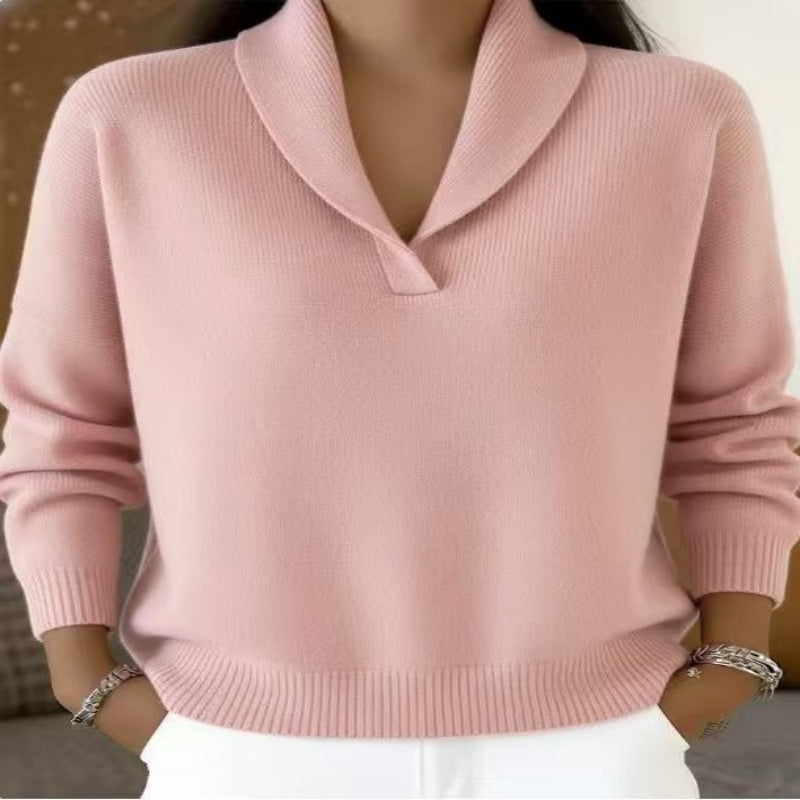 Bästsäljare🏆🧶 Sjalkrage Pullover – Tidlös komfort och enkel stil för alla tillfällen
