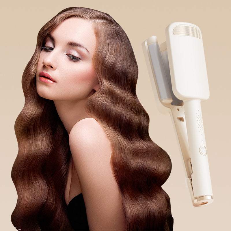💈 TIDSBEGRÄNSAT 50% RABATT! 💐 Vågig locktång – Salongsglans & värmeskydd ✨✨3% rabattkod: NOR3