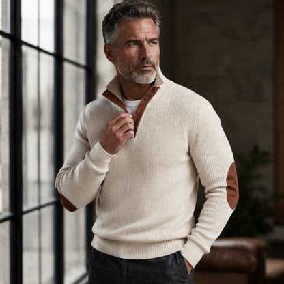 🏆Tidsbegränsat 50% rabatt! Herrsweatshirt i manchester med ståkrage✨3% rabattkod: NOR3