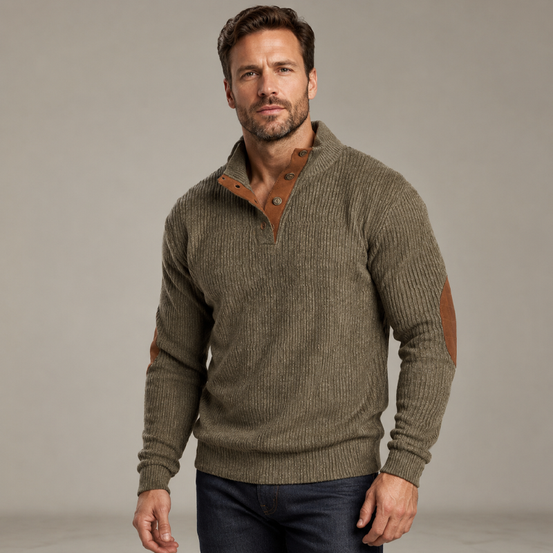 🏆Tidsbegränsat 50% rabatt! Herrsweatshirt i manchester med ståkrage✨3% rabattkod: NOR3