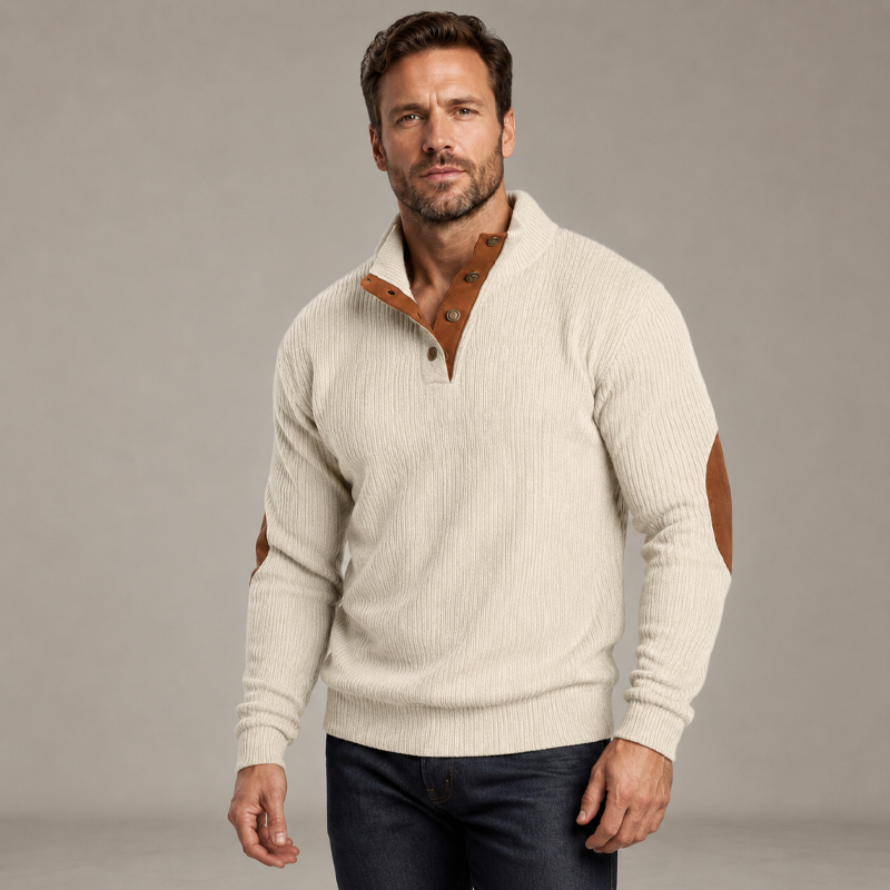 🏆Tidsbegränsat 50% rabatt! Herrsweatshirt i manchester med ståkrage✨3% rabattkod: NOR3