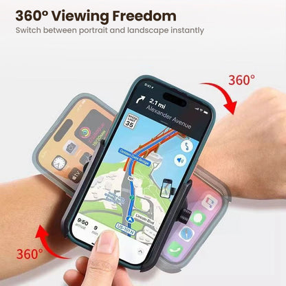📢📢40% RABATT !! ⏰360° roterbar handledsbands- & armbandsmobilhållare💪📱