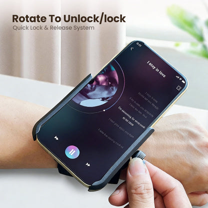 📢📢40% RABATT !! ⏰360° roterbar handledsbands- & armbandsmobilhållare💪📱