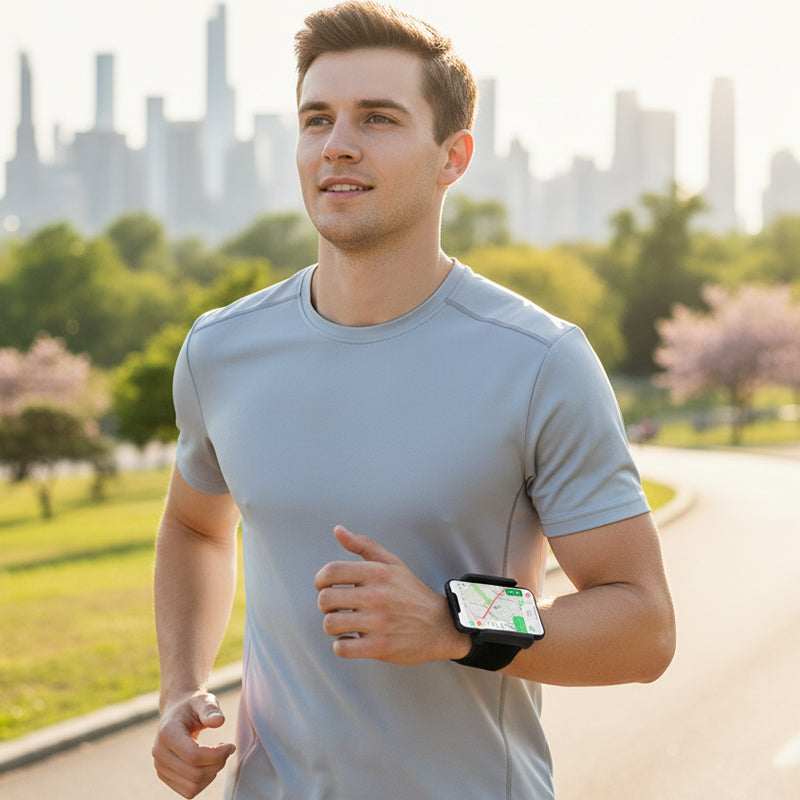 📢📢40% RABATT !! ⏰360° roterbar handledsbands- & armbandsmobilhållare💪📱