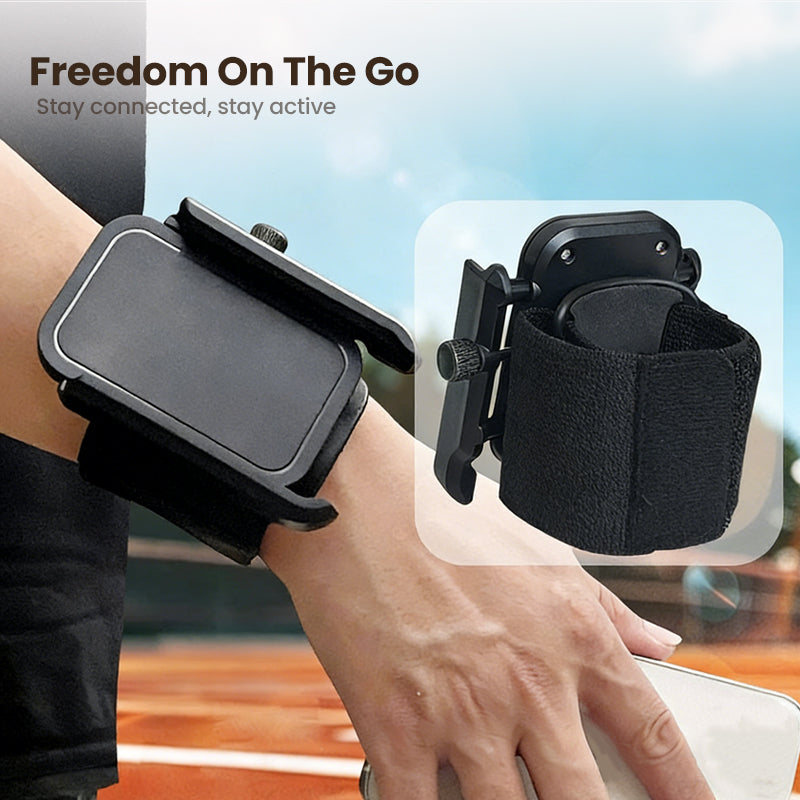 📢📢40% RABATT !! ⏰360° roterbar handledsbands- & armbandsmobilhållare💪📱