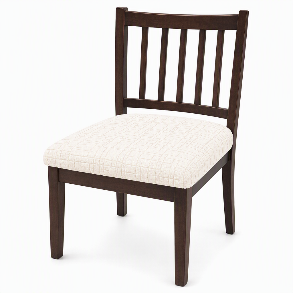 🎁 Köp 1 få 1 gratis! 🪑 Elastiskt sittöverdrag för matstol – bandlöst elastiskt överdrag med elegant strukturerat mönster för hem och matrum✨3% rabattkod: NOR3