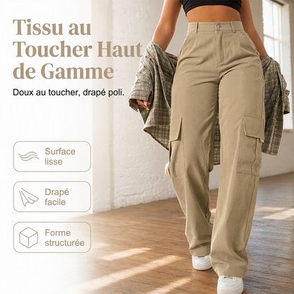Eleganta slimmande cargo-byxor för dam✨3% rabattkod: NOR3