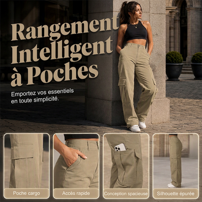 Eleganta slimmande cargo-byxor för dam✨3% rabattkod: NOR3