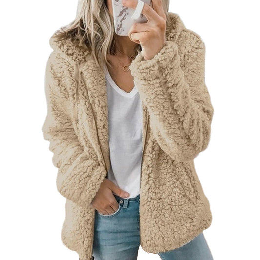 ⏳SISTA DAGEN REA ENDAST ￡15.99!!🔥 Damernas mysiga fleecejacka med huva och dragkedja – Mjuk, varm & perfekt för vardagen🧥