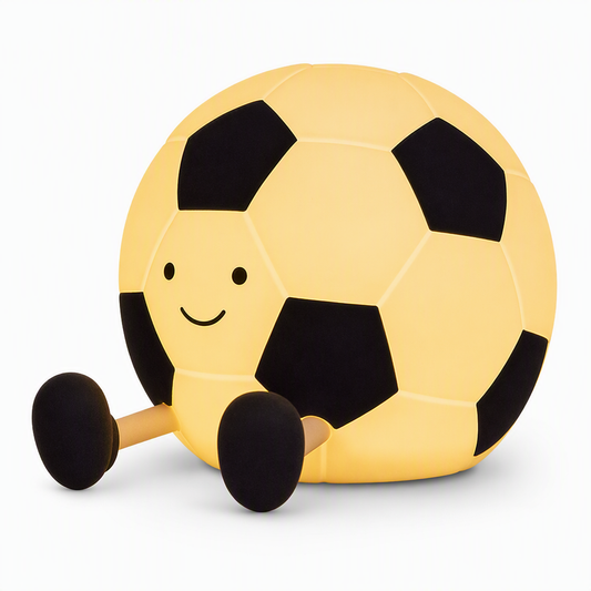 ⚽ Uppladdningsbara fotbollsnattlampor✨ – Ögonvänlig silikon-touchlampa | Mjukt sken, söt design | Perfekt barnkammarlampa för barns sovrum.