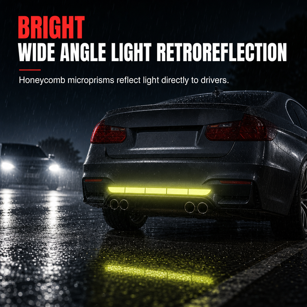 ✨Köp 3 få 2 gratis🚗Bli synlig direkt! No-Dark reflekterande stötfångarremsor✨3% rabattkod: NOR3