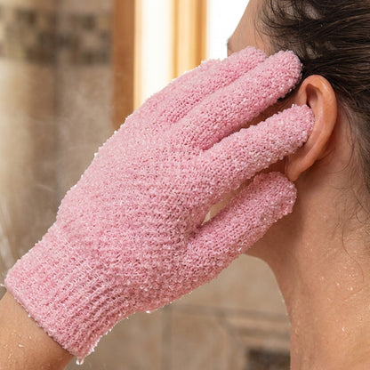Peeling-badhandskar med fem fingrar