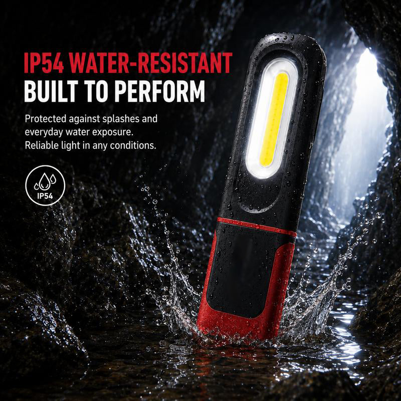 Laddningsbar COB LED-arbetslampa – Magnetisk bas & 360° rotation